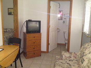 Lucky Horseshoe Cabins Au Sable Bagian luar foto